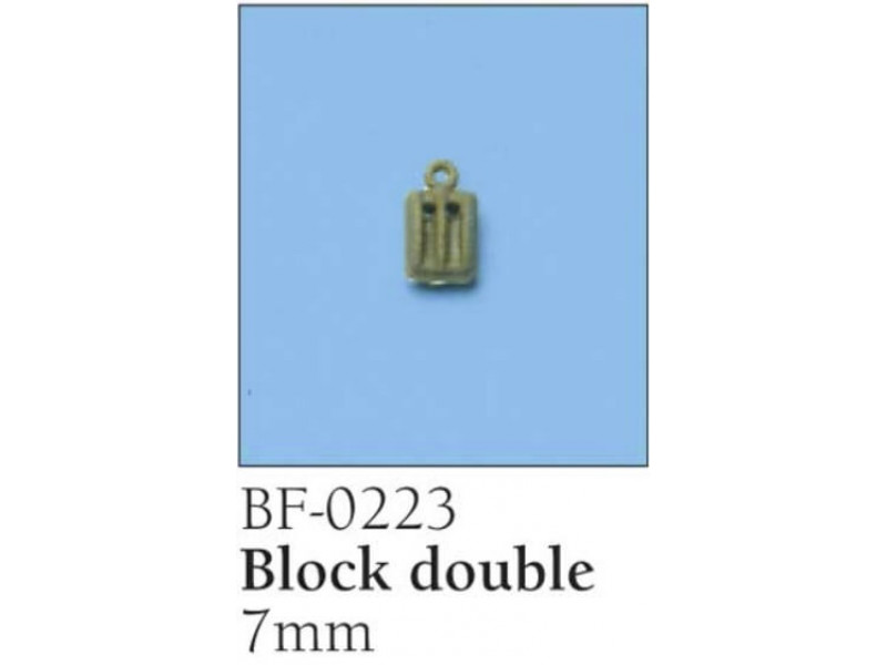 Dubbel Blok 7mm 50st - BF-0223