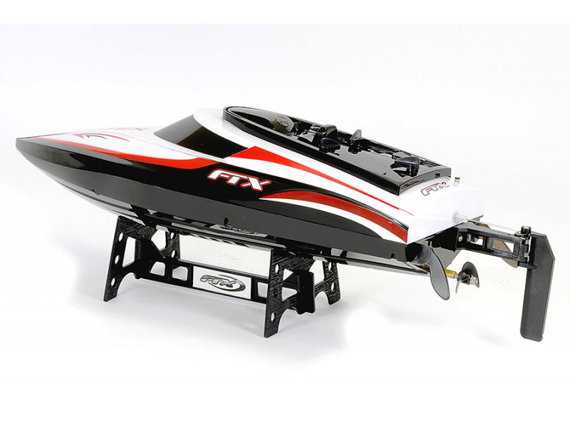 FTX Zwarte Vortex 44cm High-Speed R/C Raceboot - FTX0701