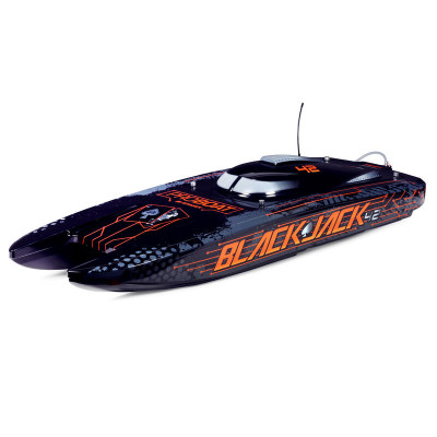 ProBoat Blackjack 42" 8S Brushless Catamaran RTR - Black/Red