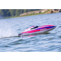 Traxxas Disruptor VXL 4S Brushless Self-Righting Speedboot RTR - Roze