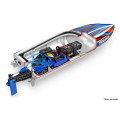 Traxxas Disruptor VXL 4S Brushless Self-Righting Speedboot RTR - Blauw