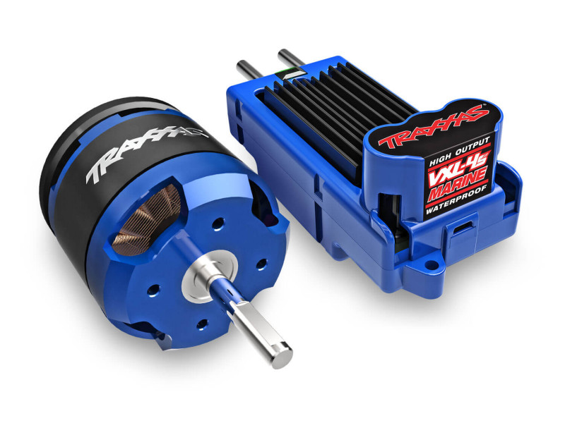 Traxxas Disruptor VXL 4S Brushless Self-Righting Speedboot RTR - Blauw