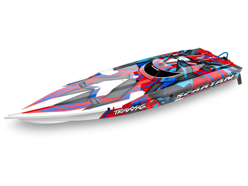 Traxxas Spartan Speedboot 80km/u+ Brushless - Rood 2022