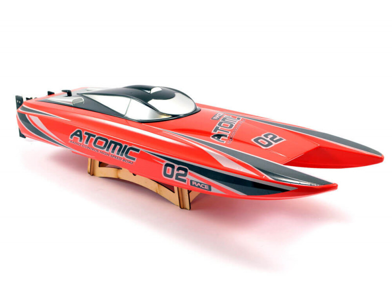 Volantex Racent Atomic Brushless Catamaran RTR 70cm Rood