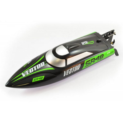 Volantex Racent Vector SR48 Brushless Speedboat ARTR Black