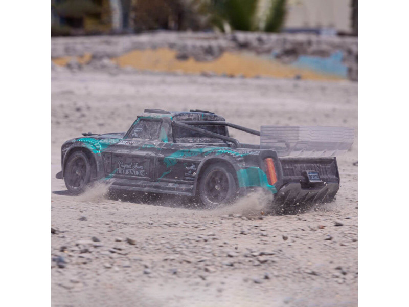 ARRMA 1/8 INFRACTION 4X4 3S BLX 4WD ALL-ROAD STREET BASH RESTO-MOD TRUCK RTR, TEAL