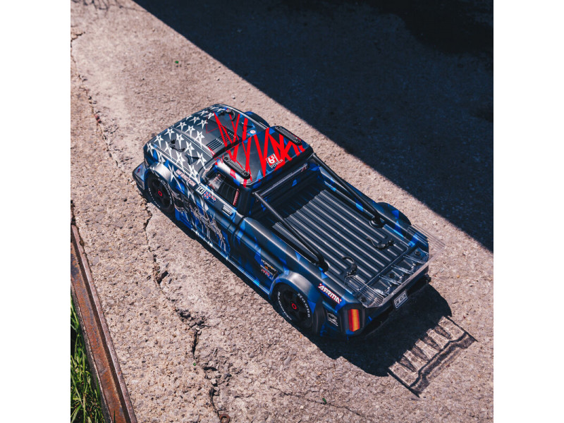 ARRMA Infraction 6S BLX All-Road Truck Blauw 1/7