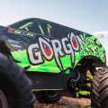 Arrma Gorgon 4X2 Mega 550 Monster Truck 1/10, RTR met Batterij en Lader - Geel