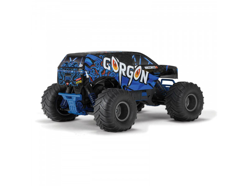 Arrma Gorgon 4X2 Mega 550 Monster Truck 1/10 , RTR - Blauw