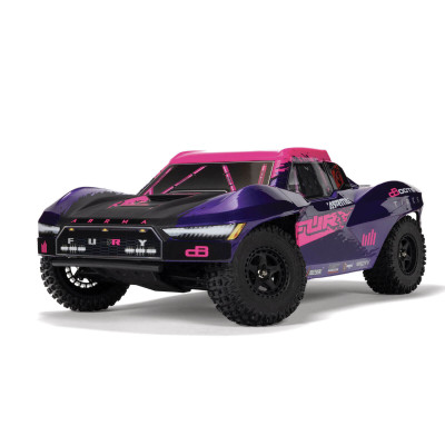 ARRMA Fury 223S BLX Brushless 1/10 2WD Short Course Truck RTR - Purple