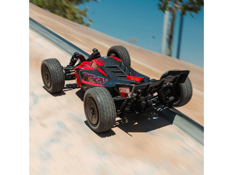 ARRMA Typhon Grom BLX Brushless 4X4 Mini Buggy 100% RTR - Rood