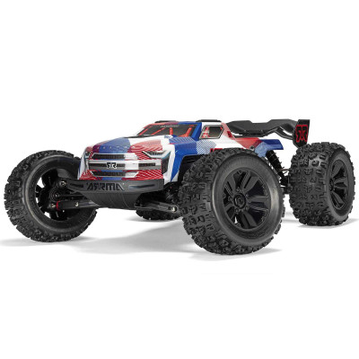 ARRMA Kraton 6S V6 4X4 BLX 1/8 Brushless Monster Truck RTR - Blue/Red