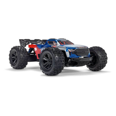 ARRMA Mini Kraton 3S 1/16 4WD Brushless Speed Truck 100% RTR - Red/Blue