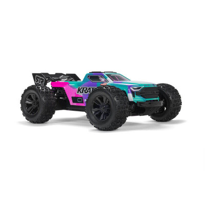 ARRMA Mini Kraton 3S 1/16 4WD Brushless Speed Truck 100% RTR - Teal/Pink
