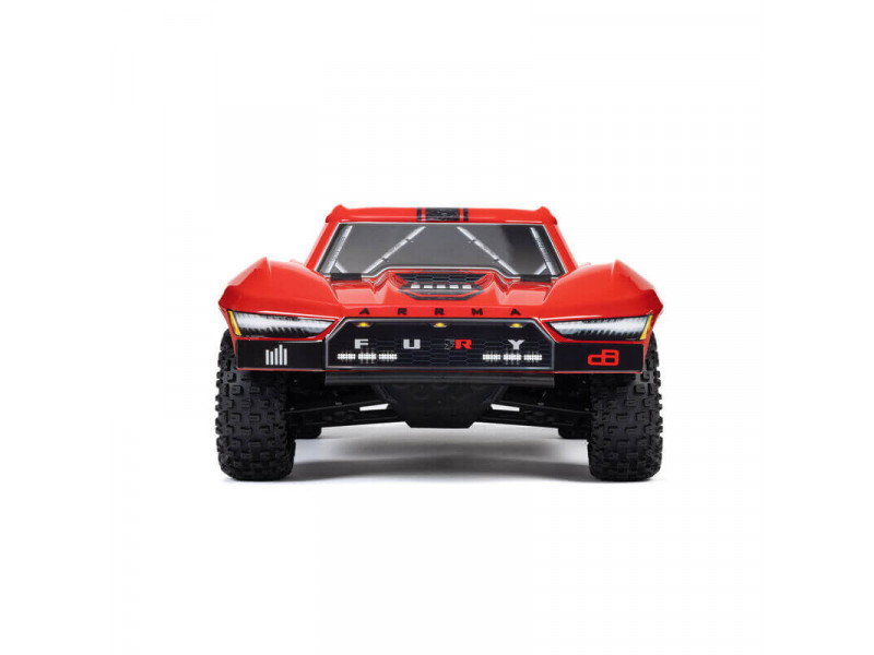 ARRMA Fury Mega 550 1/10 2WD Short Course Truck 100% RTR - Rood