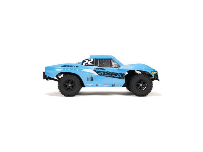 ARRMA Fury Mega 550 1/10 2WD Short Course Truck 100% RTR - Blauw