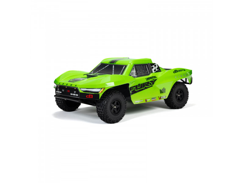 ARRMA Fury Mega 550 1/10 2WD Short Course Truck - Groen