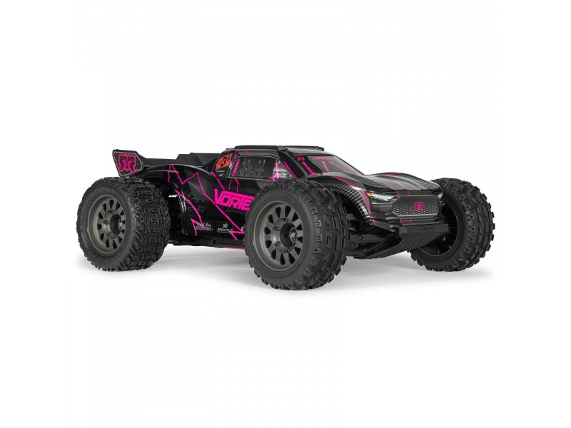 ARRMA Vorteks 223S DSC 1/10 2WD Brushless Stadium Truck RTR - Pink