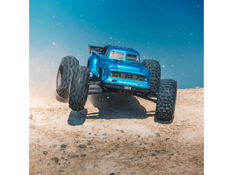 ARRMA Notorious 6S BLX Stunt Truck - 100% RTR 1/8 - Blauw