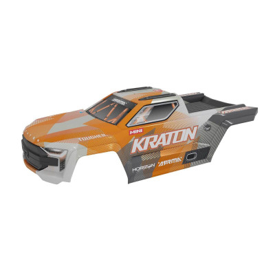 ARRMA Mini Kraton Body - White/Orange - ARA-2657