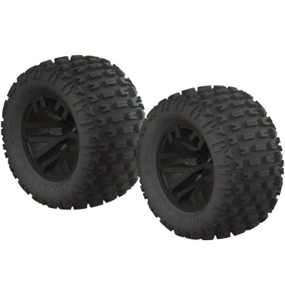  ARRMA dBoots Fortress MT Bandenset  Zwart 2st - AR550044 