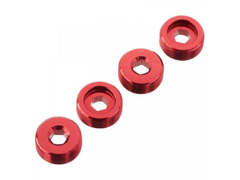 ARRMA Nut Front Hub Aluminum Red 4pcs - ARAC9920 - AR330196