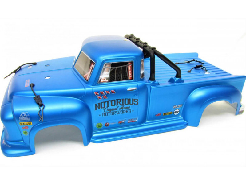 ARRMA Notorious 6S BLX Body Blue Real Steel - AR406152