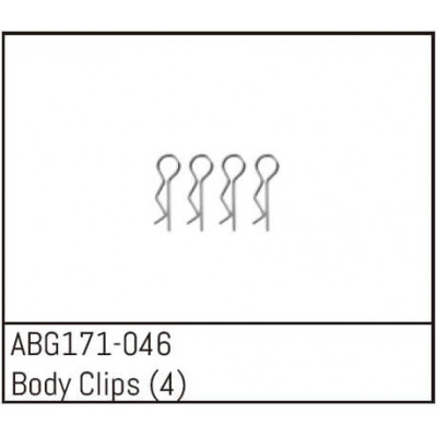 Body Clips 4st 1/14 - ABG171-046