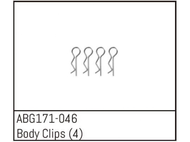 Body Clips 4st 1/14 - ABG171-046