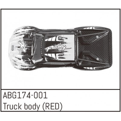 Truck Body Rood 1/14 - ABG174-001