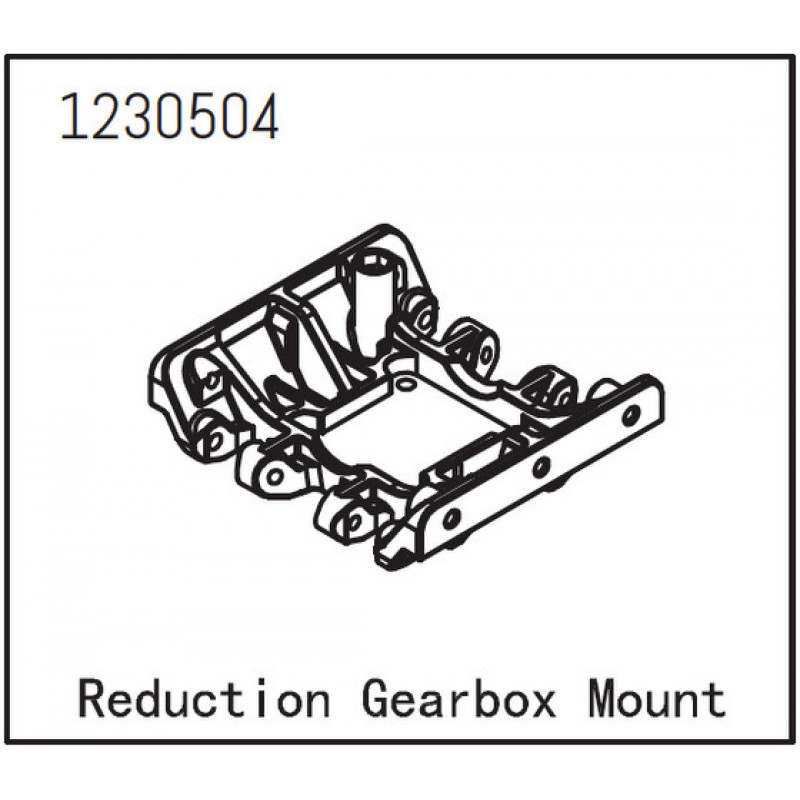 Absima Gearbox Mount for CR1.8 - 1230504