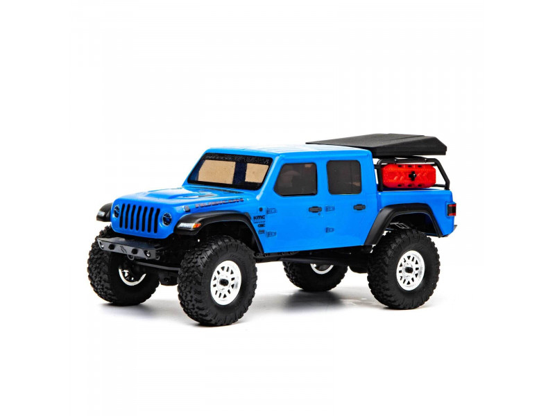 Axial 1/24 SCX24 Jeep JT Gladiator 4WD Rock Crawler Brushed RTR, Blauw
