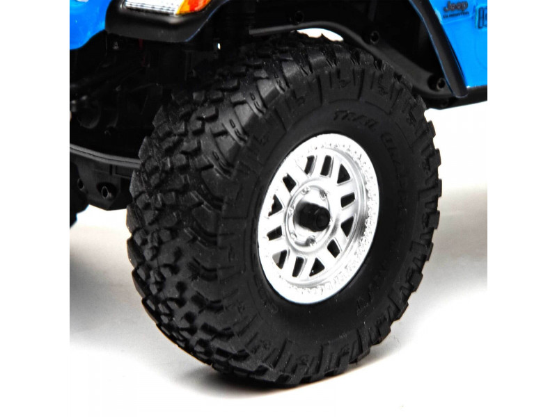Axial 1/24 SCX24 Jeep JT Gladiator 4WD Rock Crawler Brushed RTR, Blauw