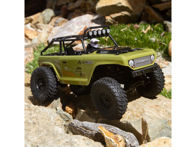 SCX24 Deadbolt 1/24 4WD Rock Crawler RTR, Green