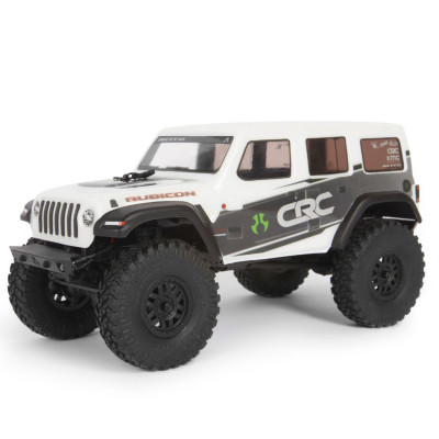 SCX24 2019 Jeep Wrangler JLU CRC 1/24 4WD Rock Crawler RTR, White