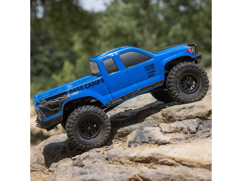 Axial SCX24 Base Camp 1/24 Crawler 100% RTR - Blauw