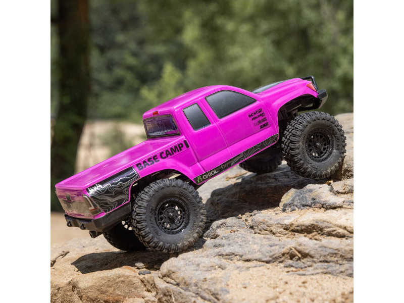 Axial SCX24 Base Camp 1/24 Crawler 100% RTR - Roze