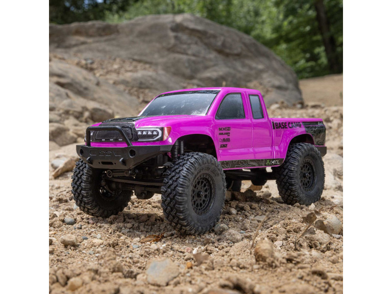 Axial SCX24 Base Camp 1/24 Crawler 100% RTR - Roze