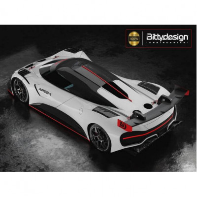 Bittydesign ARES-1 1/7 Clear Body for ARRMA Infraction/Limitless, 1.5mm