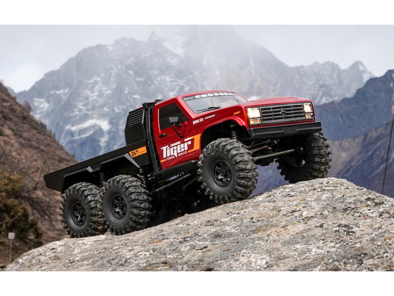 Cross RC EMO XL 6X6 1/8 Flatbed Crawler RTR - Rood