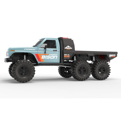 Cross RC EMO XL 6X6 1/8 Flatbed Crawler RTR - Blauw