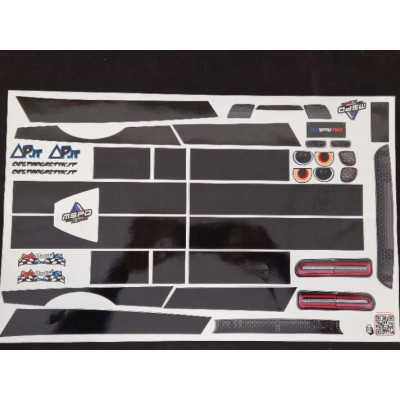 Delta Plastik Sticker Sheet for Hellfire Body - DEC8517