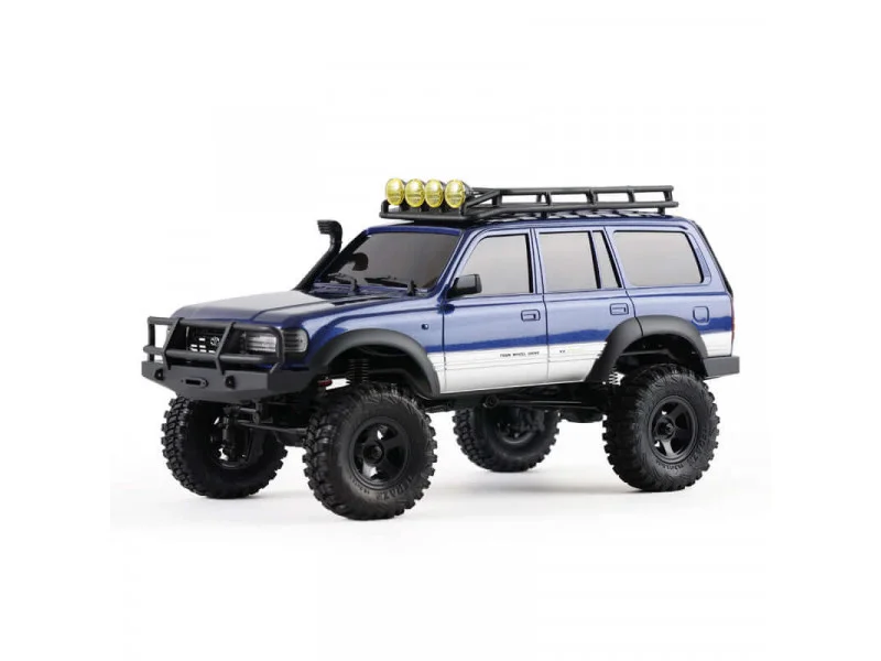 【FMS FCX-18】トヨタ LC80 ランドクルーザー RTR FMS FCX18 Toyota Land Cruiser LC80 Crawler 1/18 RTR Blauw
