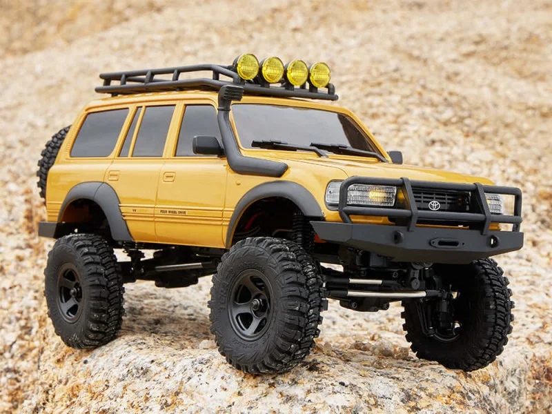 【FMS FCX-18】トヨタ LC80 ランドクルーザー RTR FMS FCX18 Toyota Land Cruiser LC80 Crawler 1/18 RTR Blauw