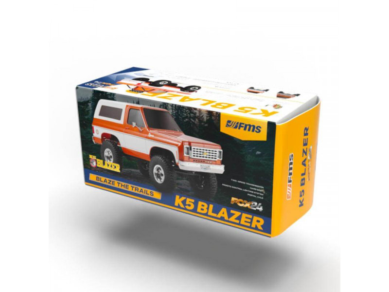 FMS FCX24 Chevrolet K5 Blazer Crawler 1/24 RTR - Oranje