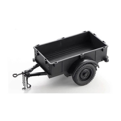 FMS 1/18 - 1/12 Black Utility Trailer A - FMSC3309