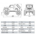 FMS FCX24 Power Wagon V2 RTR Crawler 1/24 - Rood