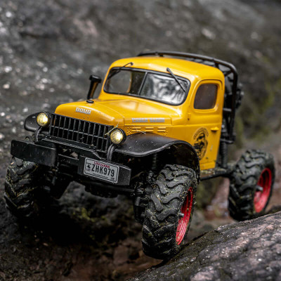 FMS FCX24 Power Wagon V2 RTR Crawler 1/24 - Yellow