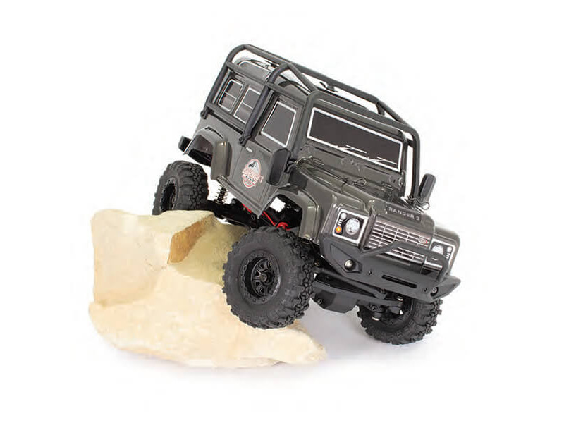 FTX Outback Mini 3.0 Ranger 1/24 RTR Crawler - Donkergrijs