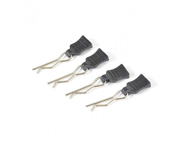 FTX Tracer Body Clips met Tab 4st 1/16 - FTX9760